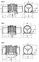MVSI Series Vibrator Drawing